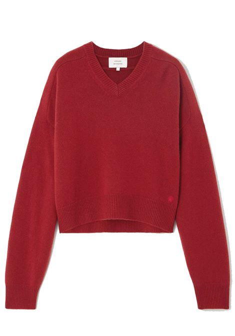 anzor sweater woman burgindy LOULOU DE SAISON | ANZOR LDSBURGUNDY